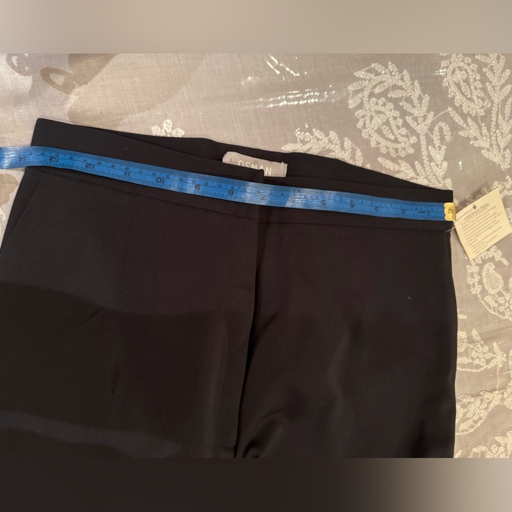 NWT OSMAN Black dress pants - Size 6. HIGH WAISTED AND WIDE LEG - Picture 12 of 16